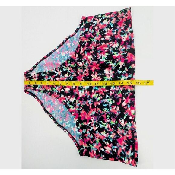 Womens Scoop Swim Bikini Bottom 3X Pink High Waist Cruise Resort Wear - Picture 10 of 11